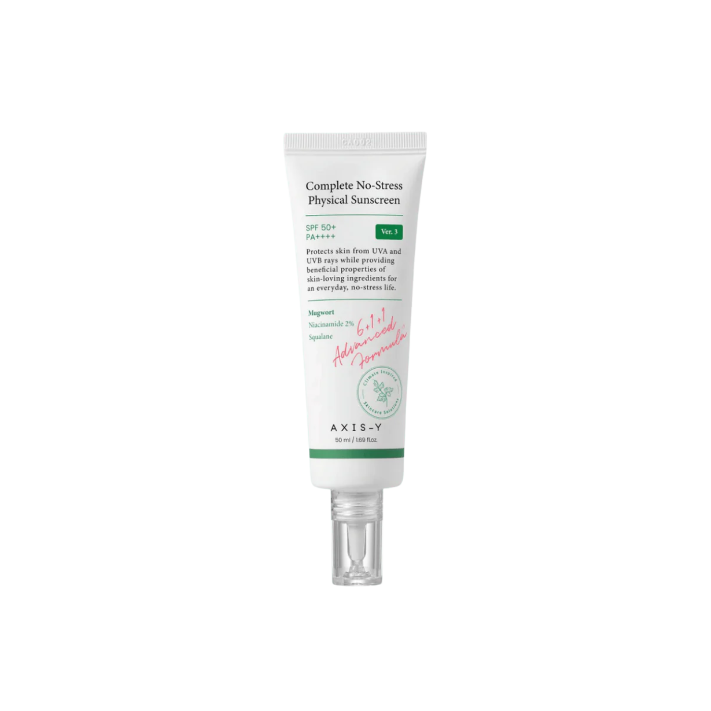 Complete No-Stress Physical Sunscreen SPF50+ PA++++ | Dear Yuna
