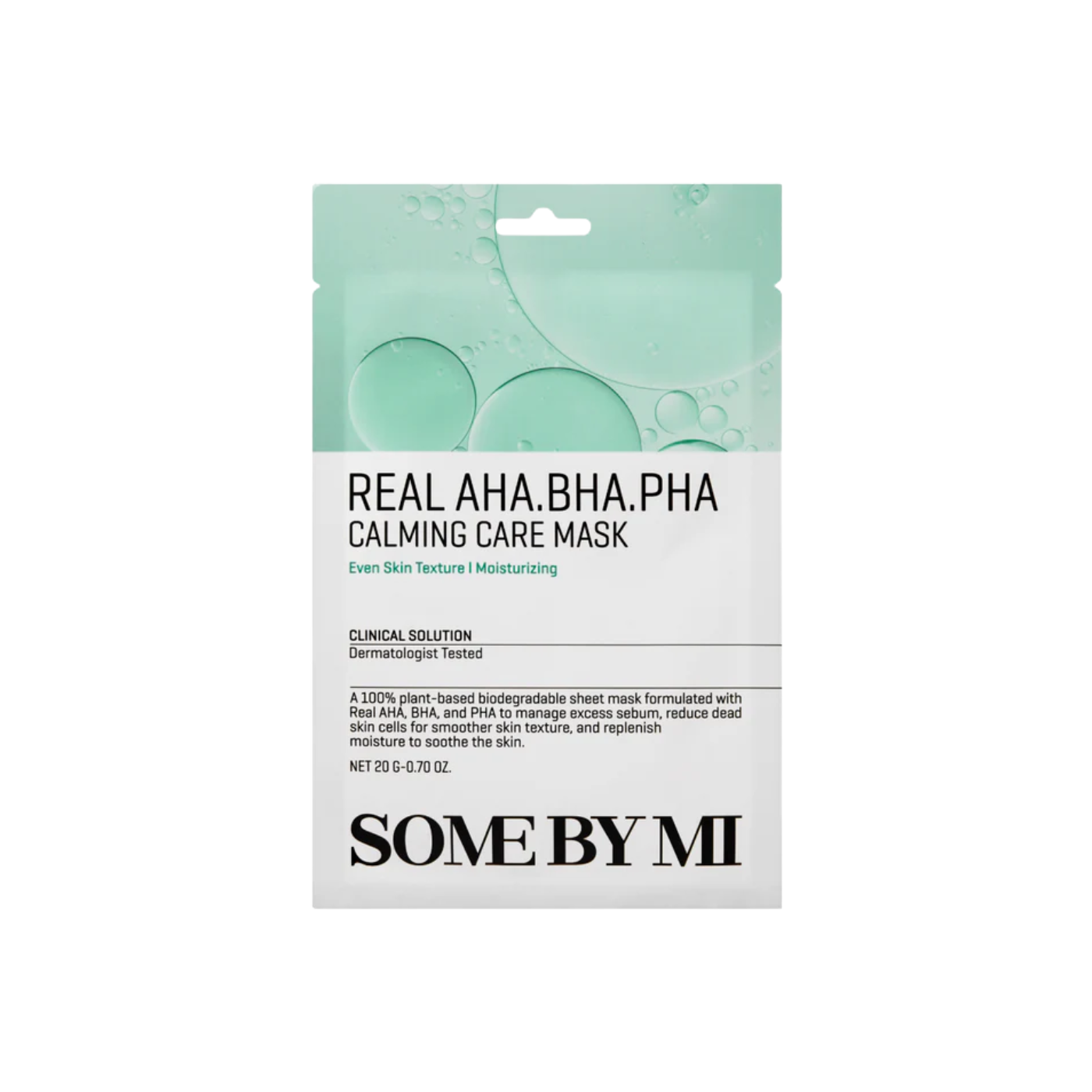 Real AHA BHA PHA Calming Care Mask | Dear Yuna