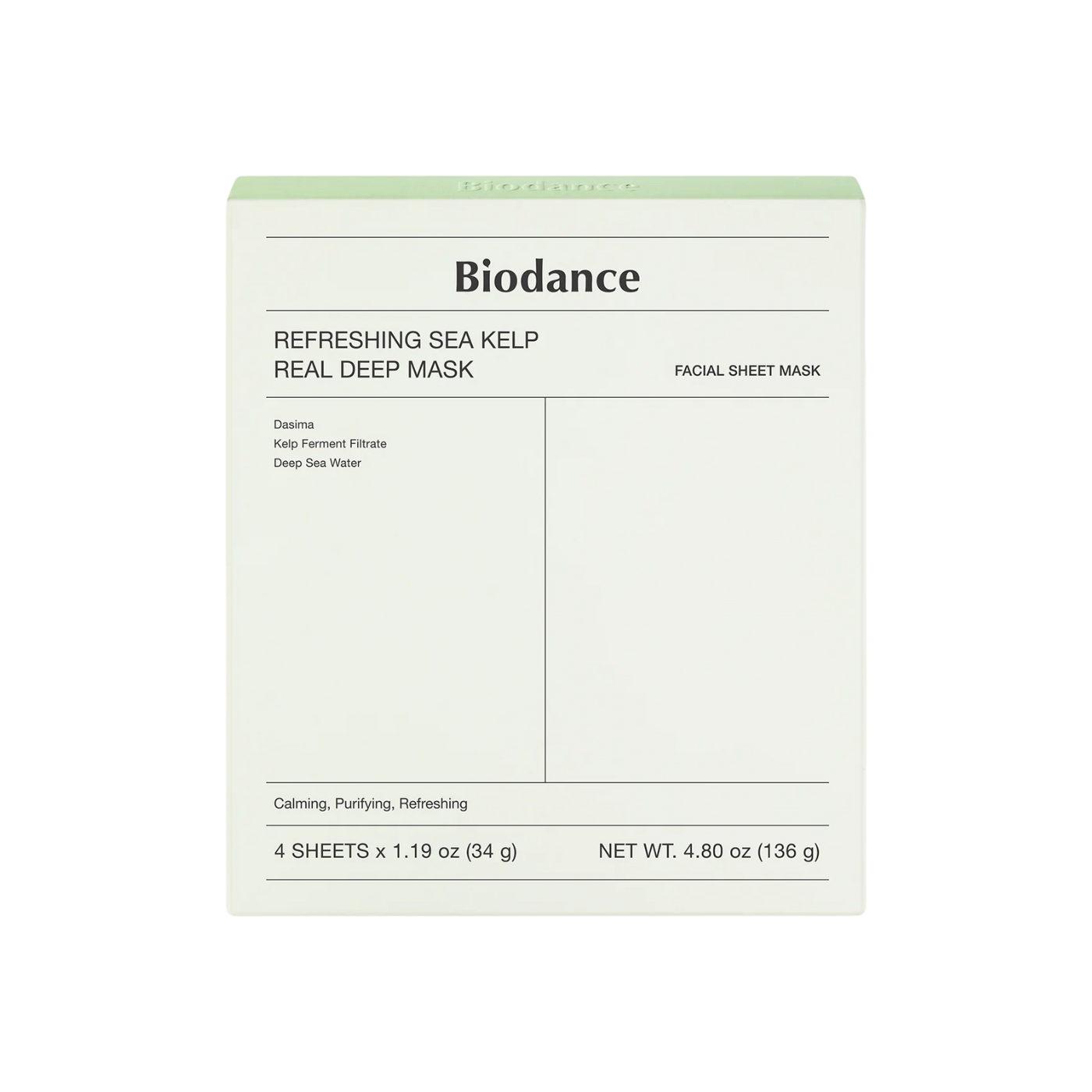 Refreshing Sea Kelp Real Deep Mask | Dear Yuna